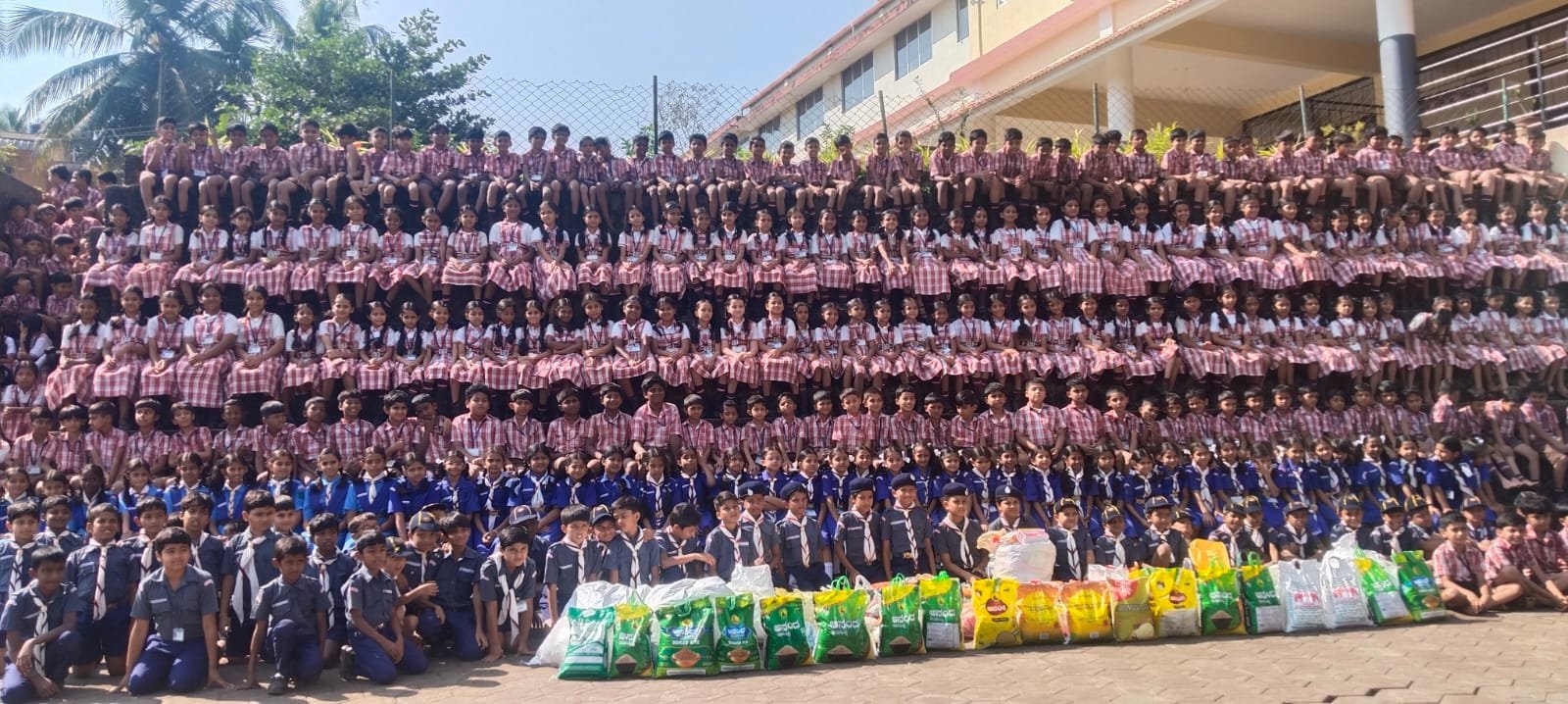 Social Service observed by Bethany English Medium School, Puttur